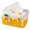 Yellow, variant on Cartoon Tissue Box Holder, Cute Rectangle Tissue Boxes for Living Room/Kitchen/Bedroom