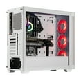 thumbnail image 4 of Velztorm White Pilum CTO Gaming Desktop PC Liquid-Cooled (AMD Ryzen 7 5700X 8-Core, GeForce RTX 3070 8GB, 16GB DDR4, 512GB PCIe SSD + 2TB HDD (3.5), RGB Fans, 750W PSU, AC WiFi, BT 5.0, Win11Pro), 4 of 7