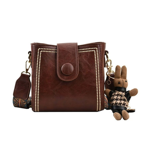 Women's Fashion Shoulder Bag Pu Bag Large Capacity Tote Bag Student Shopping Bag Mombag Shoulder Tote Bag for Women Camera Shoulder Bag Leather Shoulder Bag for Women Mini Shoulder Bag over The