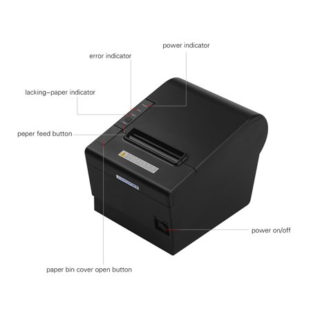 Goojprt Jp 80dc Desktop Themal Printer 80mm Thermal Print Paper