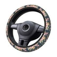 thumbnail image 4 of Fotbe Vintage Floral Steering Wheel Cover Universal 15 in Car Accessories for Men Women,Steering Wheel Protector Comfortable Protective Case for SUV Sedan Decor, 4 of 8