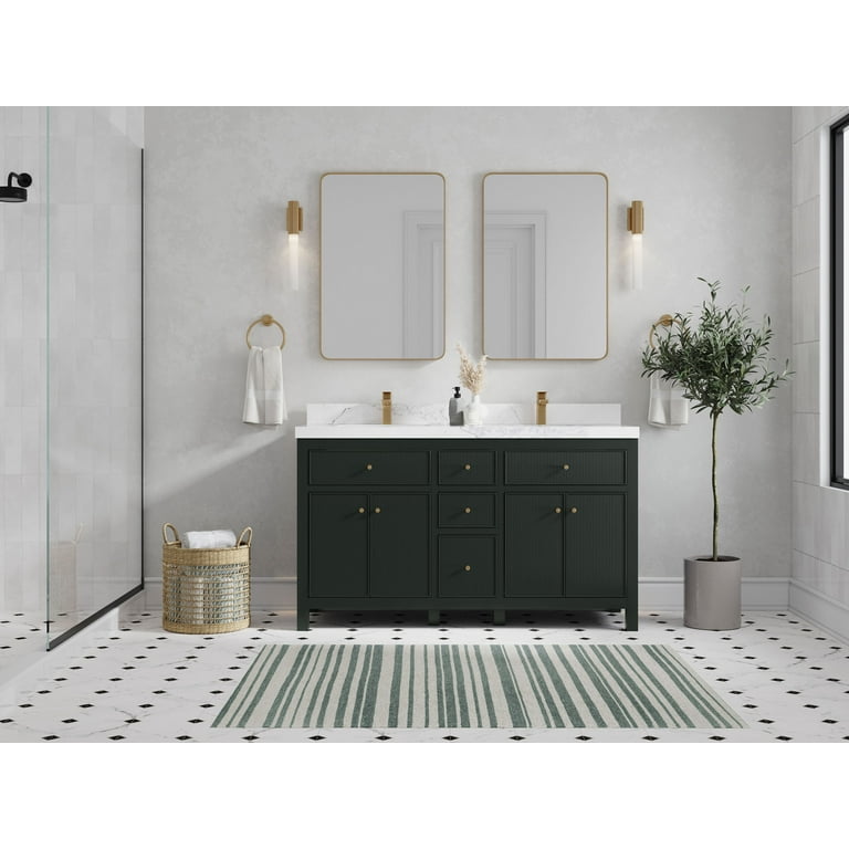 Willow Collections 60 in W x 22 in D Sonoma Free Standing Reeded