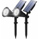 thumbnail image 1 of 2 Pack Solar LED Spotlight, 4 LED Waterproof Outdoor Garden Light, Cold White 6000K, for Christmas Tree, Fence, Patio, Party, 1 of 5