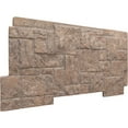 thumbnail image 6 of Ekena Millwork 49"W x 24 1/2"H x 1 1/4"D Castle Rock Stacked Stone, EverStone Faux Stone Siding Panel, Mount Vernon, 6 of 9