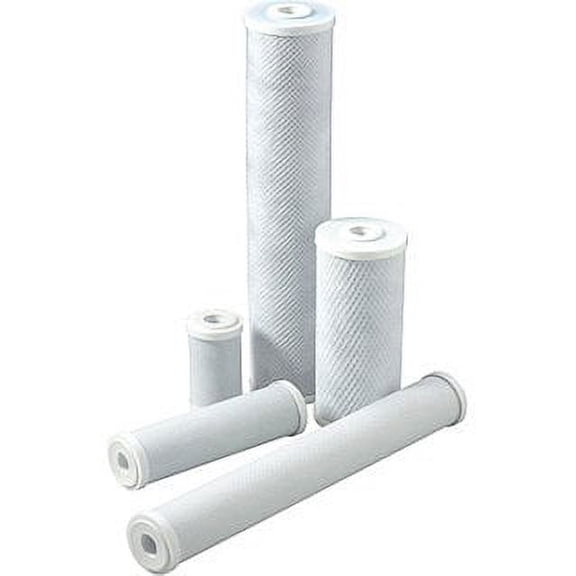 Caware BCBC-20(5) 5 Micron 20 inch x 4 1/2 inch Coconut Shell Carbon Block Filter Cartridge