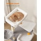 thumbnail image 4 of Torre para Gatos Feandrea con 2 Cuevas y 3 Poste Rascador, Gris Paloma, 4 of 7