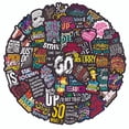 thumbnail image 1 of Paquete de pegatinas inspiradoras, graffitis, anime, impermeables, 50, 1 of 3