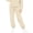 Beige, variante sur LIJCC Pantalon Grand pour Filles, Confortable, Moelleux, Doux, Ample, Thermique, en Polaire Douce, Pantalon de Détente en Peluche, Pantalon de Pyjama, Bas de Pyjama, Pantalon de Yoga Chaud pour l'Hiver