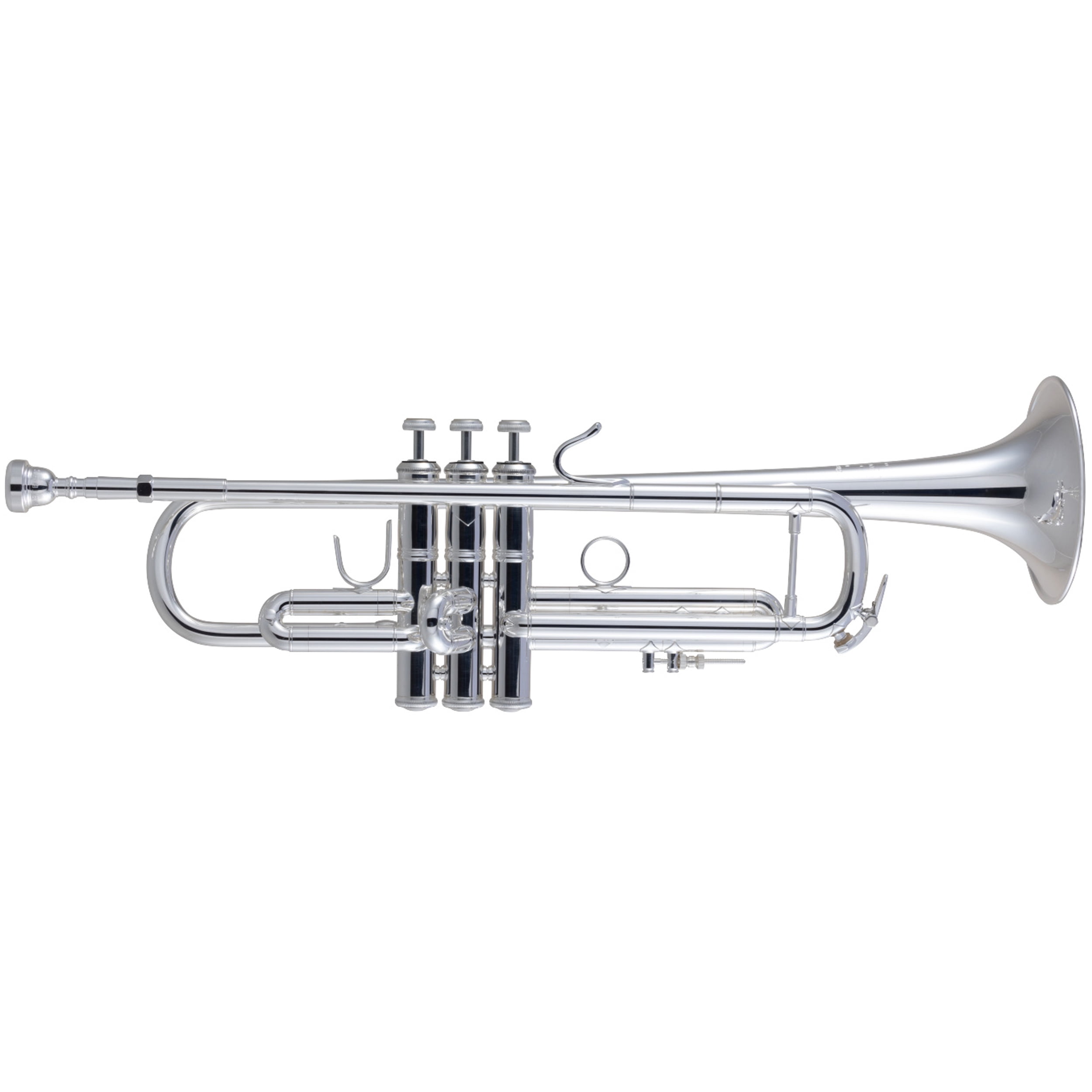 Bach 180 Stradivarius 43 Bell Series Professional Bb Trumpet with Reverse Leadpipe Silver plated Yellow Brass Bell
