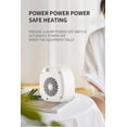 thumbnail image 1 of Calentador de ventilador de 1000w Calentador eléctrico Calentador de ventilador de cerámica Termostato de 3 modos ShuxiuWang 8390606526588, 1 of 1
