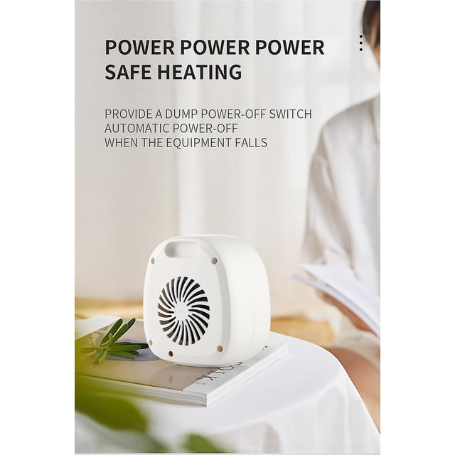 Calentador de ventilador de 1000w Calentador eléctrico Calentador de ventilador de cerámica Termostato de 3 modos ShuxiuWang 8390606526588