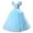 A-Dress, variant on HAWEE Princess Dress Costume for Little Girl Puff Sleeves Blue Fancy Party Cosplay Outfit