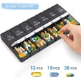thumbnail image 2 of Pill Organizer 2 Times a Day, Extra Large AM PM Pill Box, Easy Open Weekly Pill Case Box, Arthritis Friendly Daily Pill Container, Day Night Pill Container 7 Day for Vitamin (Large), 2 of 6