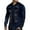 Dark Blue, variant on Mens T Shirts,Suede Color-blocking Button Lapel Wash Denim Long-sleeved Men's Shirt