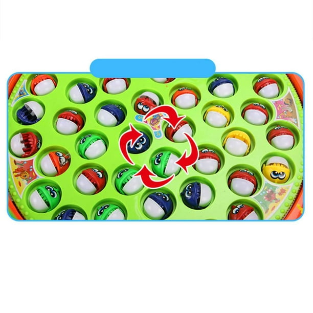 Kids Fishing Game Electric Musical Rotating Fishing Board 45 Fishes