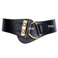 thumbnail image 3 of Fashion Ladies Waist Belt with Half Round Buckle Sturdy Leather Clothes Accessory for Clothes Decoration, 3 of 5