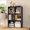 40.9"H x 27.6"W, variant on 4 Cube Storage Organizer, Metal Cube Short Bookcase, 11.8 Deep Black Cube Shelf Cubby Storage, Cubes Closet Organizer Book Shelf for Living Room, Bedroom, Study, Office
