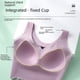thumbnail image 3 of Ropa interior de talla grande con realce de pecho, sujetador deportivo fino sin costuras con hebilla frontal, inalámbrico, bonito sujetador pequeño con pecho grande en la espalda, 3 of 5