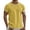Tops-110Yellow, variant on Gamivast Linen T Shirt for Men Crewneck Short Sleeve Casual Beach T Shirts for Man Loose Fit Solid Textured Breathable Linen Shirts Summer Spring Tops
