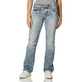 thumbnail image 2 of Women's Suki Mid Rise Slim Bootcut Jeans, Light Wash Indigo, 30W X 31L, 2 of 3