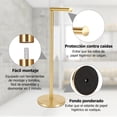 thumbnail image 4 of Soporte para Papel Higiénico de Baño, Porta Rollos de Papel, Toilet Paper Holder, Toallero de Papel Dorado, 4 of 4