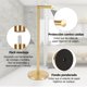 thumbnail image 4 of Soporte para Papel Higiénico de Baño, Porta Rollos de Papel, Toilet Paper Holder, Toallero de Papel Dorado, 4 of 4
