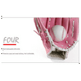 thumbnail image 3 of 10.5 Inch Baseball Gloves Fielding Gloves Professional Baseball and Softball PU Catching Gloves Pink, 3 of 9