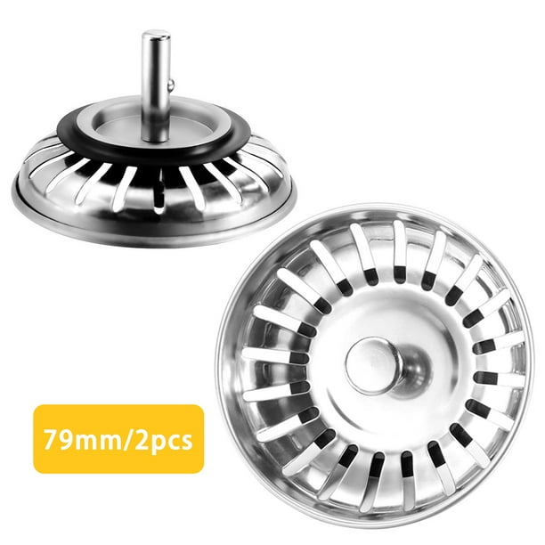 Sink Strainer Plug Kitchen Sink Waste Strainer Plug Stainless Steel