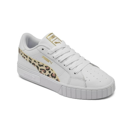 Puma Womens Cali Star Leopard Leather Lifestyle Casual and Fashion Sneakers