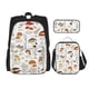 thumbnail image 1 of Fotbe Mushrooms And Butterflies Set Escolar 3 en 1 para Niños - Mochila Duradera con Lonchera Aislante y Estuche para Lápices - Mochila Escolar para Niños y Niñas, 1 of 7