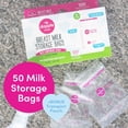 thumbnail image 2 of Bolsas para almacenar leche materna Dapple 237 ml 50 unidades, a prueba de fugas, libres de BPA, 2 of 8