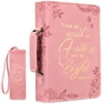 thumbnail image 1 of Funda para Libro FINPAC Grande de Cuero Vegano Rosa 30x21x6 cm, 1 of 8
