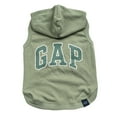 thumbnail image 6 of Gap Pet, Dog and Cat Clothes, Classic Logo Gap Pet Hoodie, Green, XS, 6 of 8