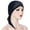 Navy, variant on Under 5$ Hot Sales Summer Sales Women India Muslim Stretch Turban Hat Cotton Hair Loss Head Scarf Wrap Navy One Size
