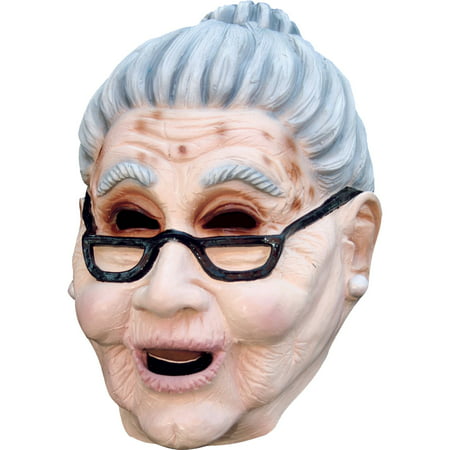 Grandma Latex Mask Adult Halloween Accessory