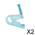 thumbnail image 1 of Juego de piercings para la oreja para hombre Salvador 2 piezas con pendientes de cabeza redonda, 1 of 7