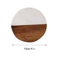 Christmas Table Mats round Dining Table Mats Modern 4x4 Wooden Squares ...