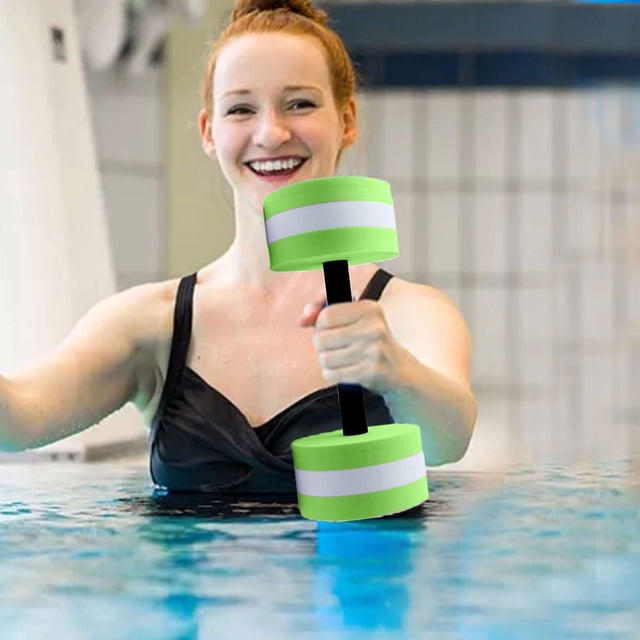 Aquatic Dumbbells for Water Aerobics Fitness Training and Swimming Pool Exercise