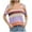 Purple, variant on Womens Short Sleeve Tops, Short Sleeve Knit Tops for Women Striped Print Fashion Crew Neck Sweater Casual Loose Soft Comfy Pullover Shirts