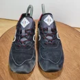 thumbnail image 2 of New Balance 574 Black Velocity Red Suede Casual Shoes Mens Size 3.5 W GC574JHO, 2 of 6