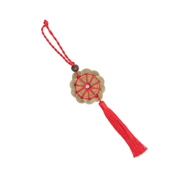 Moneda de la suerte, monedas chinas de Feng Shui, decoración de la casa, moneda de la fortuna china, apariencia llamativa