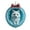 D, variant on Dserhfy Arctic Animal Christmas Ornaments 2D Acrylic Frosted Cave Hanging Decor with Polar Bear Penguin Xmas Tree Decoration