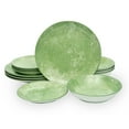thumbnail image 3 of wingate-lime-porcelain-12-piece-dinnerware-set-service-for-4, 3 of 4