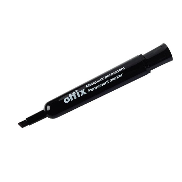 Offix 343475PY1066BKN Offix Permanent Marker black (Pack of 2)