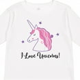 thumbnail image 4 of Inktastic Unicorn Girls Cute Fantasy Girls Long Sleeve Toddler T-Shirt, 4 of 5