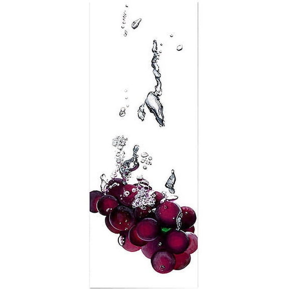Trademark Art "Grapes Splash II" Canvas Art by Roderick Stevens, 12x32