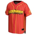 thumbnail image 2 of Men's ProSphere Red Hulk Hogan Hulkamania Full-Button Baseball Jersey, 2 of 3