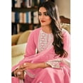 thumbnail image 3 of Ramzan Special Party Wear Pakistani Designer Salwar Kameez Suits Indian Plazzo Dresses ( Pink, M - 40 ), 3 of 5