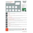thumbnail image 4 of Smart Tiles 10.95 in x 9.70 in Peel and Stick Self-Adhesive Mosaic Backsplash Wall Tile - Subway Sora (4-Pack), 4 of 5