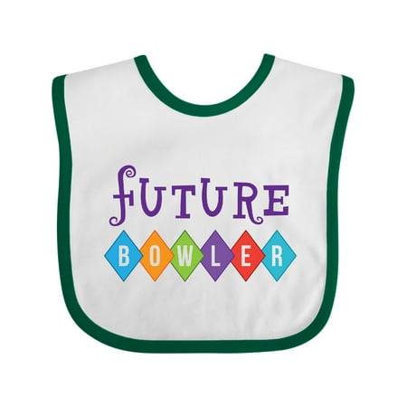 

Inktastic Bowling Outfit Future Bowler Gift Baby Boy or Baby Girl Bib